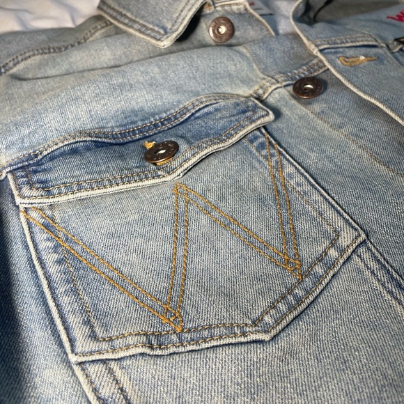 Wrangler Blue Denim Jacket NEW - Picture 5 of 7